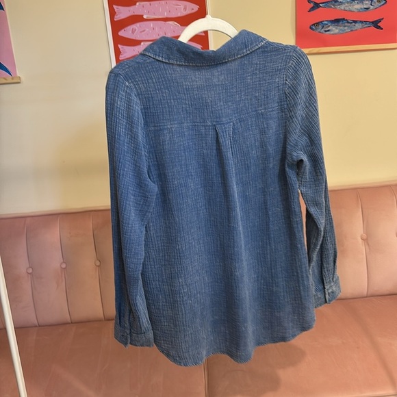 Blue Denim‎ Button-Up Shirt nwt - Picture 6 of 7